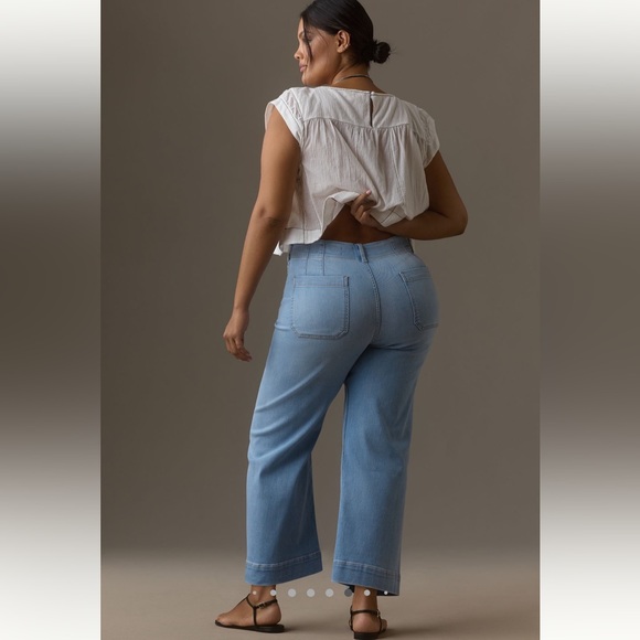Maeve “The Collette” High Rise Wide Leg Jeans - Picture 7 of 7